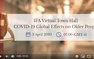 Recording: IFA Virtual Town Hall “COVID-19 Global Effects on Older People” 3 April 2020