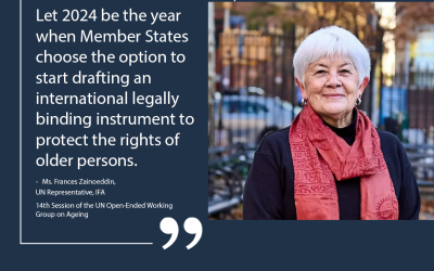 IFA Oral Statement at the 14th Session of the UN Open-Ended Working Group on Ageing